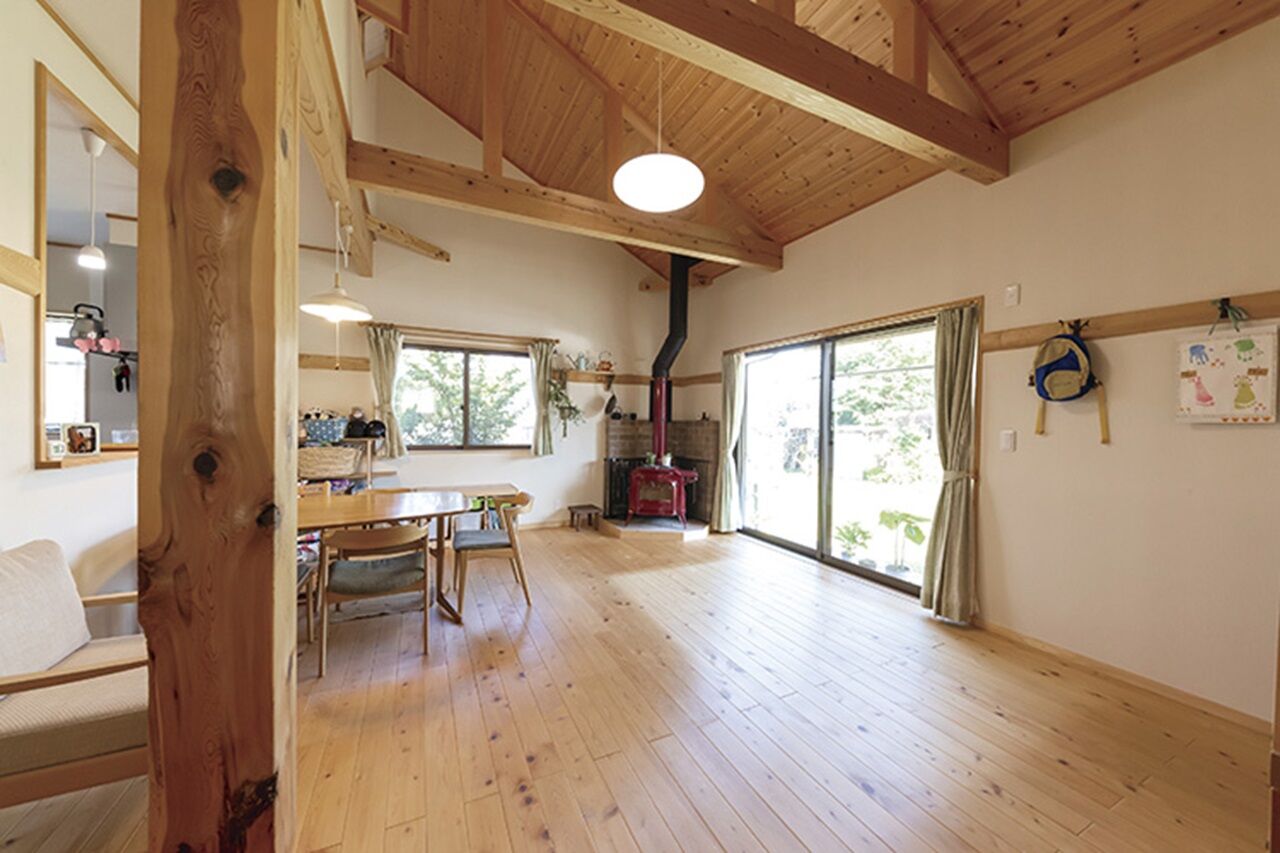 イバケン 常に木の香りと心地よい風が巡る 健康に配慮した住まいの建築実例画像2