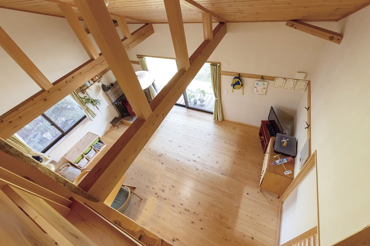 イバケン 常に木の香りと心地よい風が巡る 健康に配慮した住まいの建築実例画像3