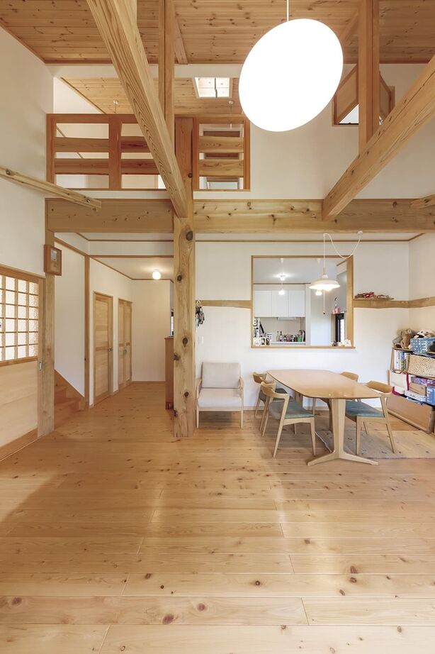 イバケン 常に木の香りと心地よい風が巡る 健康に配慮した住まいの建築実例画像4