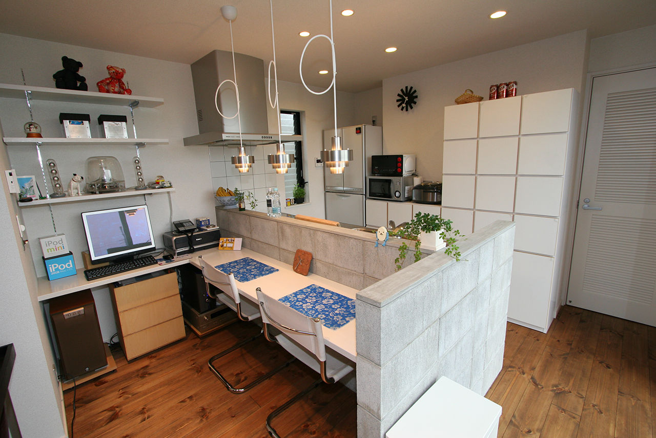 建築工房わたなべ（富士市） 【富士市/2000～2499万円/ガレージ/3階建て】イメージは『NYのアパート』。シームレスな多層構造の間取りの建築実例画像8