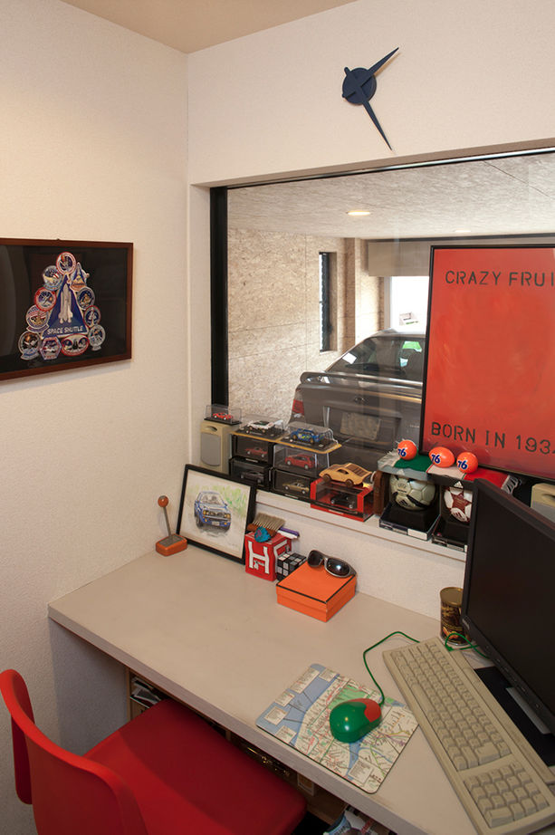 建築工房わたなべ（富士市） 【富士市/2000～2499万円/ガレージ/3階建て】イメージは『NYのアパート』。シームレスな多層構造の間取りの建築実例画像10