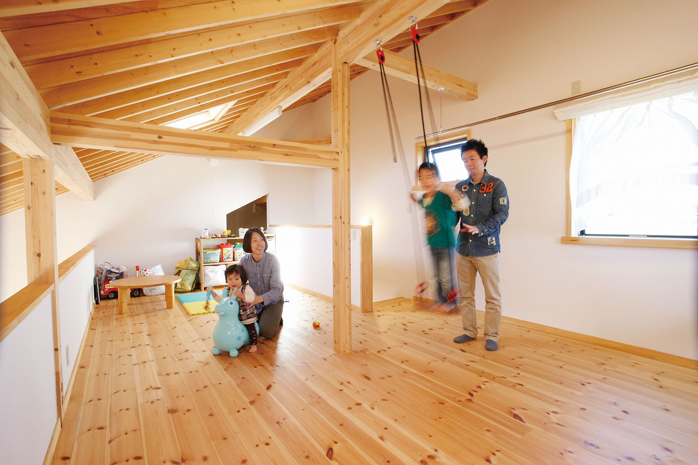 BAUHOUSE -住まい設計工房バウハウス- 【34坪/間取り図/平屋】片流れ屋根が美しく田園風景に映える家の建築実例画像5