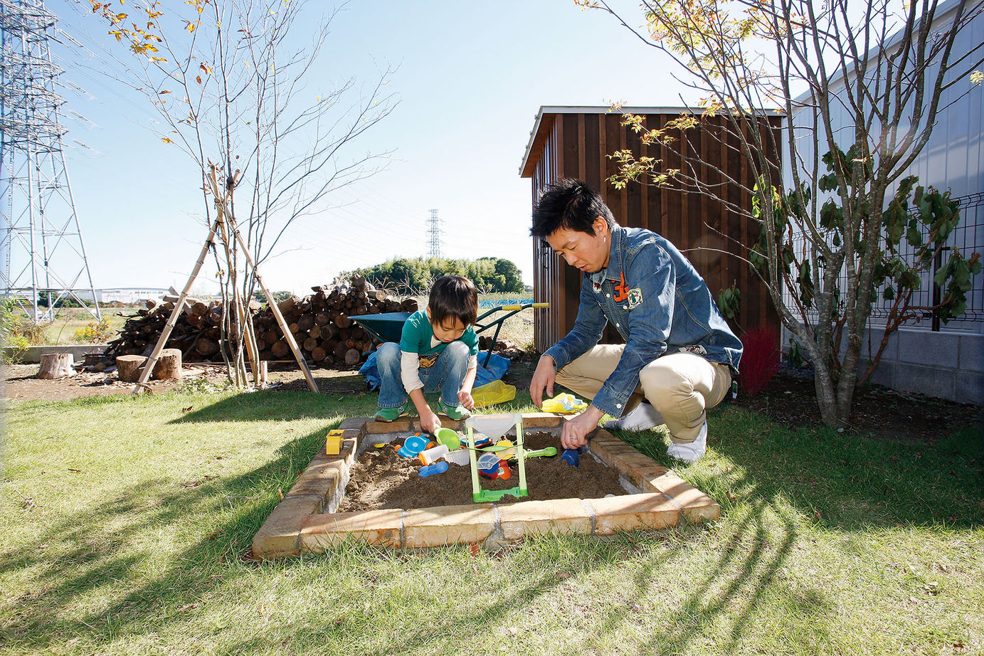 BAUHOUSE -住まい設計工房バウハウス- 【34坪/間取り図/平屋】片流れ屋根が美しく田園風景に映える家の建築実例画像8