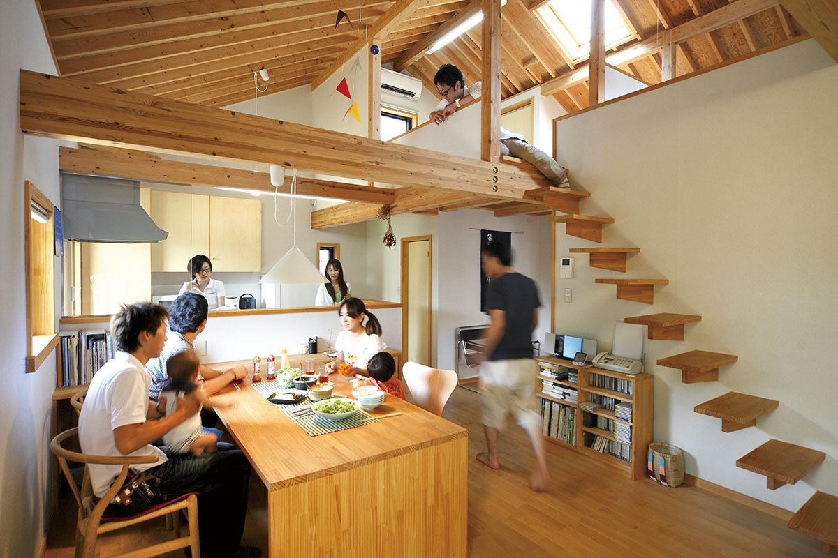 BAUHOUSE -住まい設計工房バウハウス- 【平屋/21坪/間取り図】使い込んだジーンズのように味わいを深める、人が集う平屋のガレージハウスの建築実例画像3