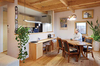 BAUHOUSE -住まい設計工房バウハウス- 【ガレージハウス/47坪/間取り図】平屋風のガレージハウス。ロフトのようなギャラリーも魅力いっぱいの建築実例画像4