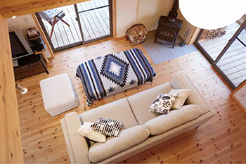 BAUHOUSE -住まい設計工房バウハウス- 【ガレージハウス/47坪/間取り図】平屋風のガレージハウス。ロフトのようなギャラリーも魅力いっぱいの建築実例画像5