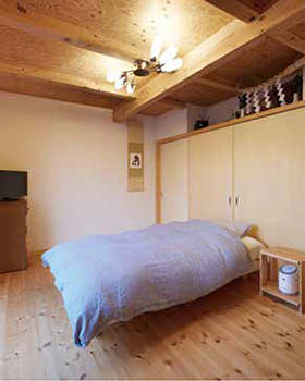 BAUHOUSE -住まい設計工房バウハウス- 【ガレージハウス/47坪/間取り図】平屋風のガレージハウス。ロフトのようなギャラリーも魅力いっぱいの建築実例画像8