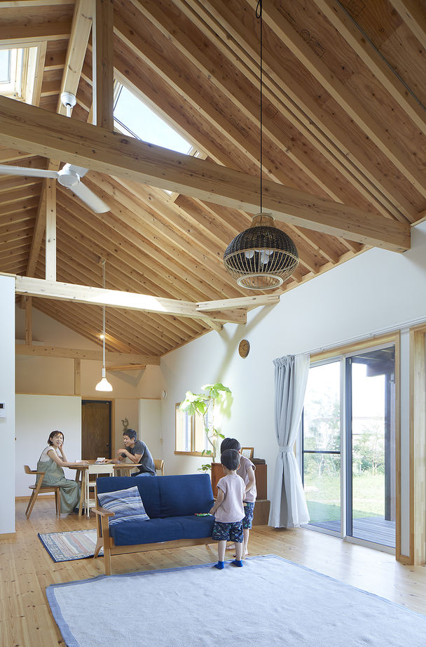 BAUHOUSE -住まい設計工房バウハウス- 【平屋/30坪/間取り図】森をつくり、家を建てる。幼い頃からの夢をかなえた、薪ストーブのある平屋の建築実例画像2