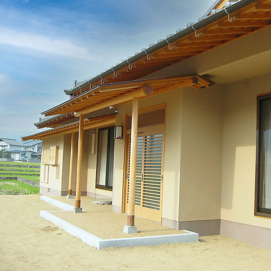 坂本工務店 【福山市／平屋／和風】自然素材をふんだんに取り入れた数寄屋造の平屋の建築実例画像2