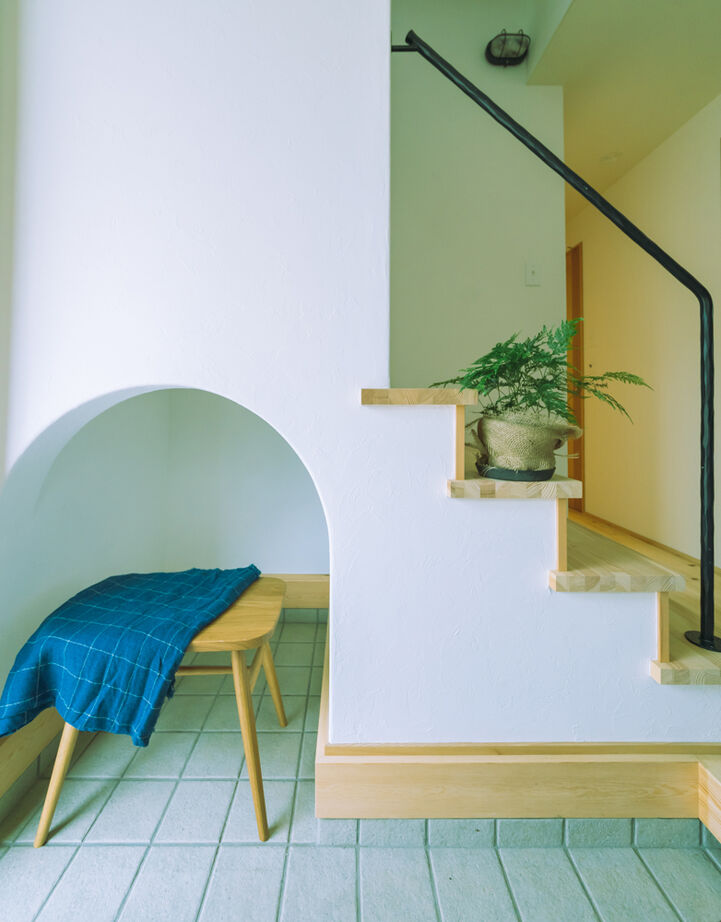 一級建築士事務所　タイセーハウジング 【世田谷区/2000万円台/狭小変形地/約28坪/間取り図】自然素材で建てる天井高3.5mのゆったりLDKの家の建築実例画像9