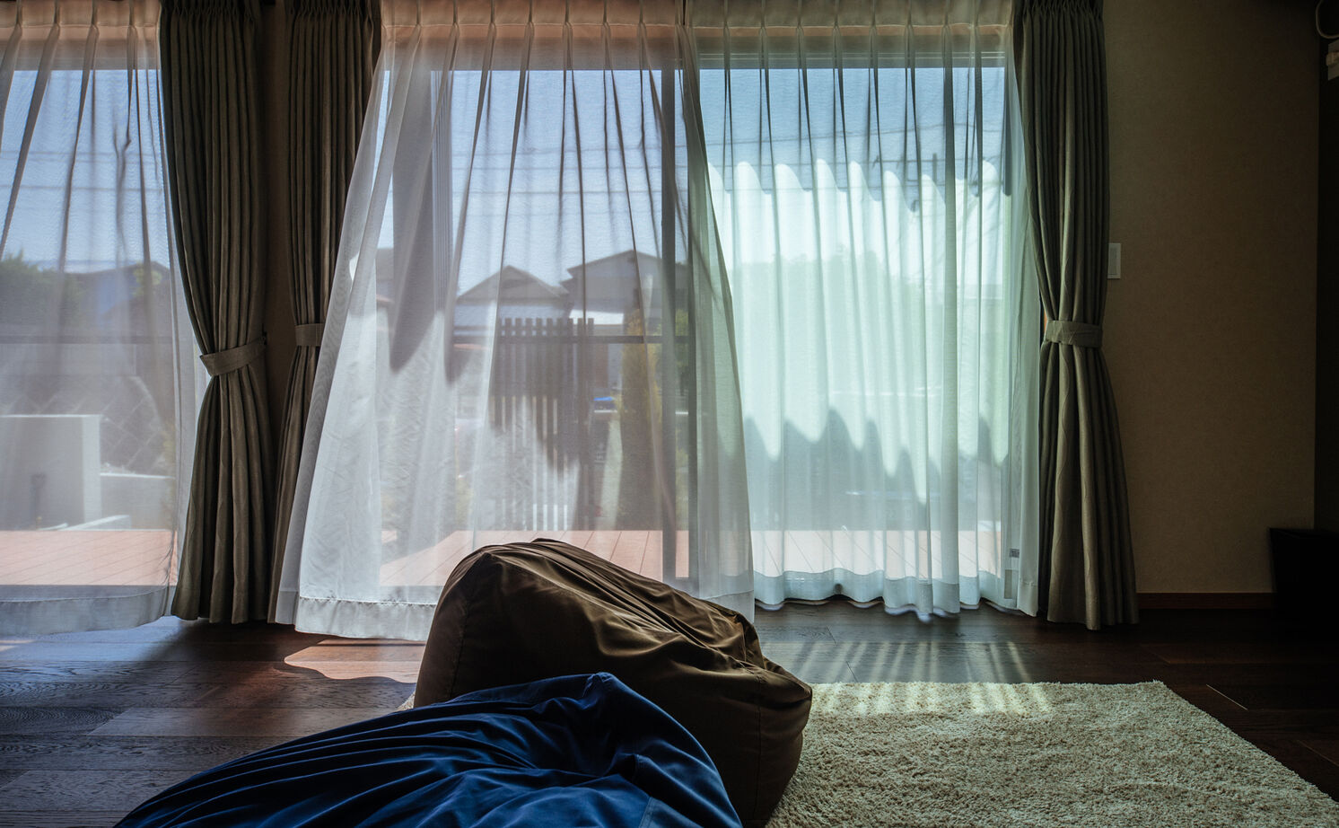 一級建築士事務所　タイセーハウジング 【厚木市/ウッドデッキ/3LDK/間取り図】暮らしに沿った帰宅動線に家と外とを繋ぐスクエアデザインの家の建築実例画像6