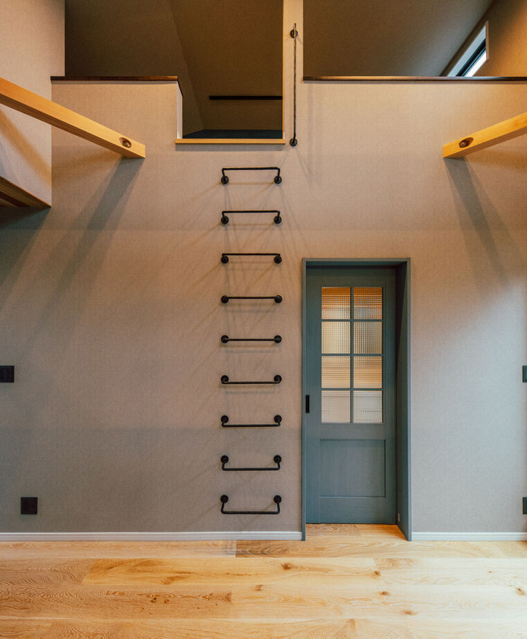 一級建築士事務所　タイセーハウジング 【厚木市/スキップフロア/4LDK＋ロフト/間取り図】信頼できる担当と叶えた秘密基地のような遊び心ある家の建築実例画像7