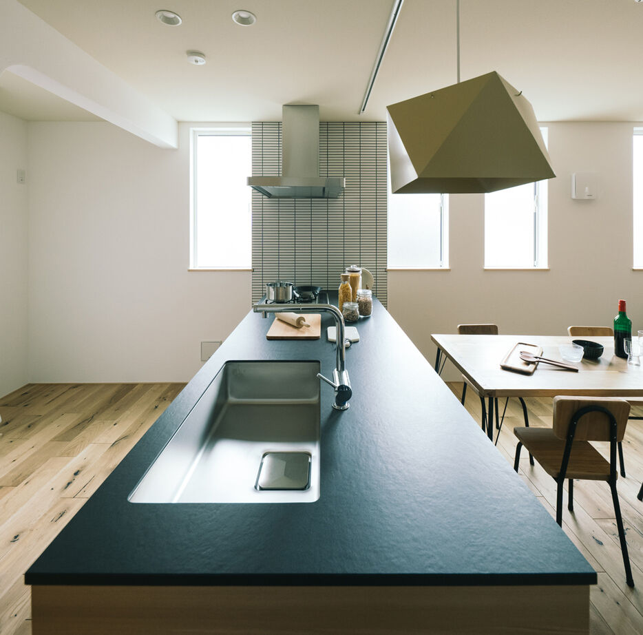 一級建築士事務所　タイセーハウジング 【東京都/自然素材/間取り図】インテリアに溶け込むデザイン空間。優しい色合いのスタイリッシュな縦型住宅の建築実例画像6