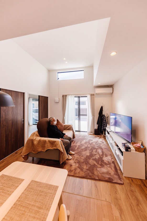 一級建築士事務所　タイセーハウジング 【座間市/バリアフリー】天井高を利用した「KURA」や生活リズムの違いに配慮した3階建ての二世帯住宅の建築実例画像6