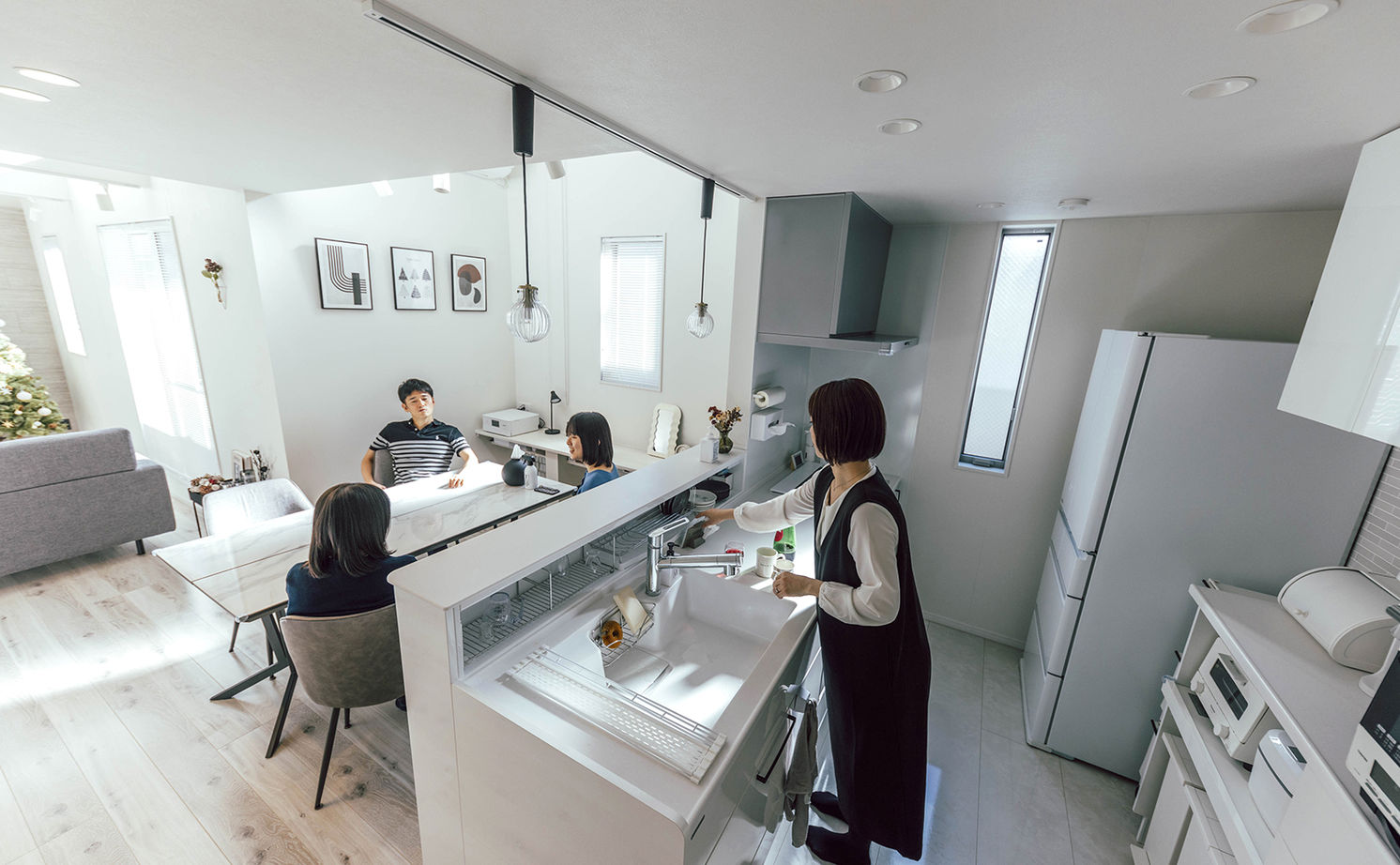 一級建築士事務所　タイセーハウジング 【2000万円台/東京都豊島区】高い性能とデザインを両立。たっぷり光を取り込む2階LDKの建築実例画像7