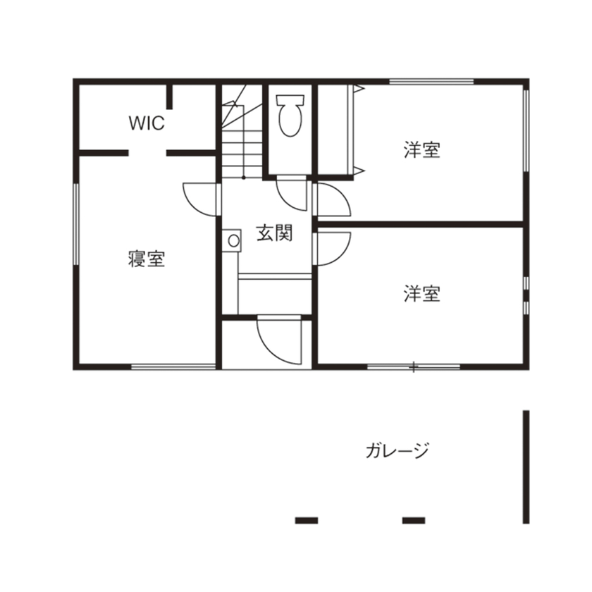 一級建築士事務所　タイセーハウジング 【2000万円台/神奈川県座間市】DIY でもっと自分らしく！リビングから空が見える家の間取り図（3LDK）1階