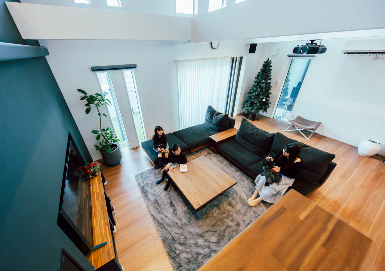 一級建築士事務所　タイセーハウジング 【神奈川県伊勢原市／間取り図】まるで映画館のようなホームシアターのある大空間の家の建築実例画像3