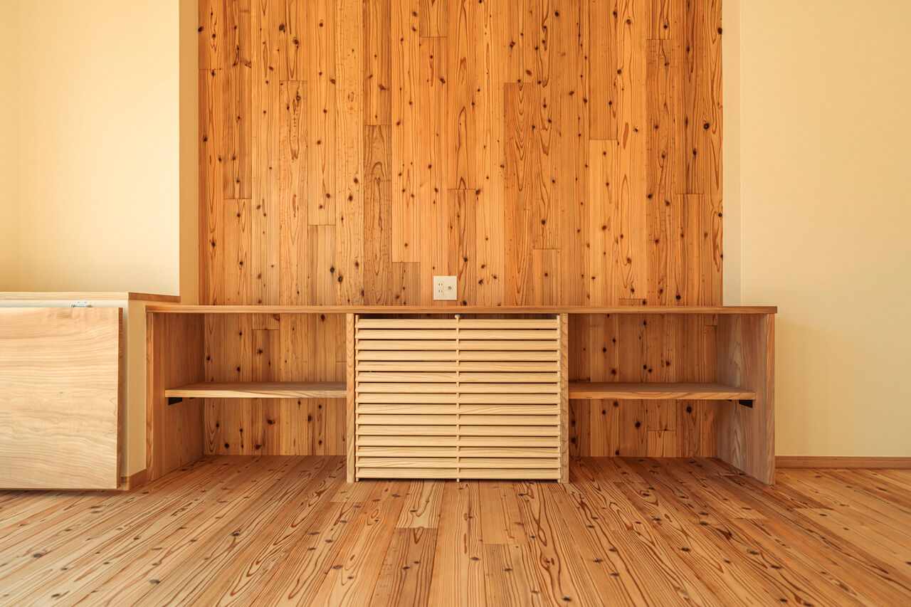 一級建築士事務所　タイセーハウジング 【神奈川県厚木市／間取り図】全館空調で夏も冬も快適な平屋ガレージハウスの建築実例画像9