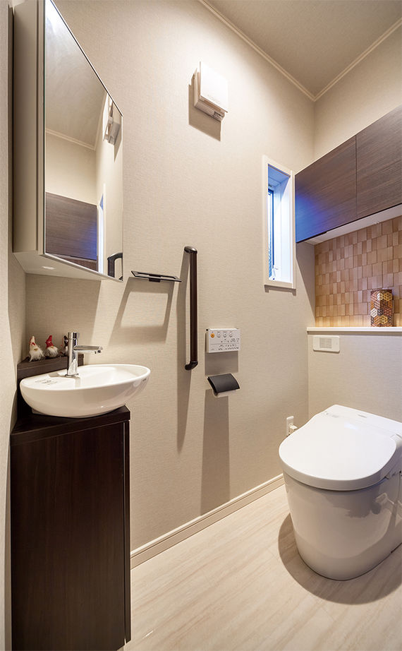 木下工務店 【4000万円/46坪/間取り図/東京/ルーフバルコニー】和の趣を愉しむ、ビルトインカーポート付きの3階建ての建築実例画像10