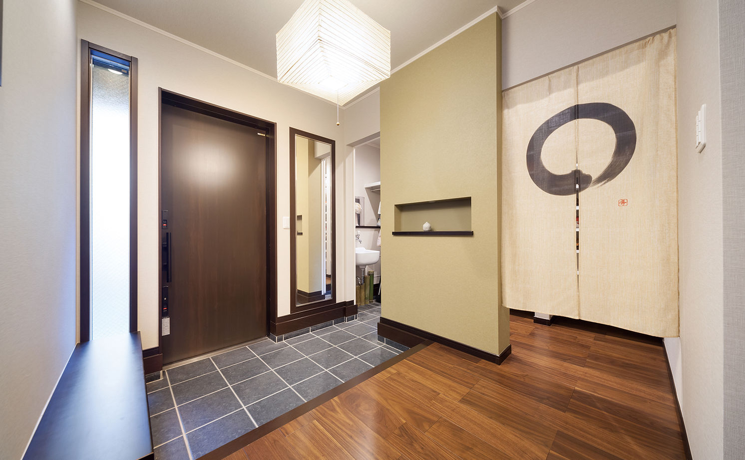 木下工務店 【4000万円/46坪/間取り図/東京/ルーフバルコニー】和の趣を愉しむ、ビルトインカーポート付きの3階建ての建築実例画像11