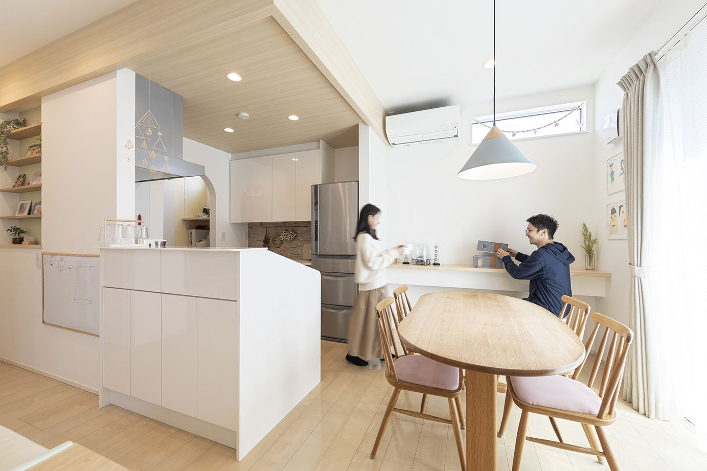 木下工務店 【2000万円～2499万円／家事動線／収納充実／間取図有】綿密な計画で形にするナチュラルで機能的な空間の建築実例画像4