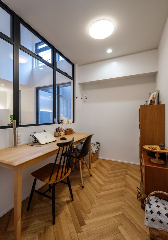 木下工務店 【3階建て/吹抜け/ビルトインガレージ/間取図有】機能と美しさを兼ね備えたモダンな住まいの建築実例画像11