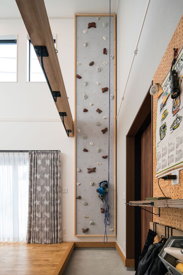 木下工務店 【2階建て/吹抜け/ボルダリング】しあわせ育む、大人も子どもも遊べる住まいの建築実例画像13