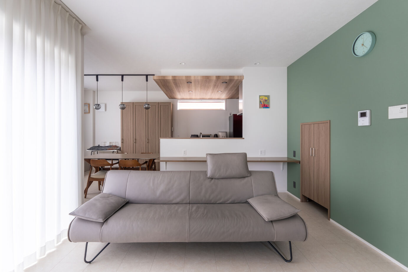 木下工務店 【2階建て35坪／書斎／間取図有】「楽で快適」にこだわった、家族の笑顔が広がる住まいの建築実例画像