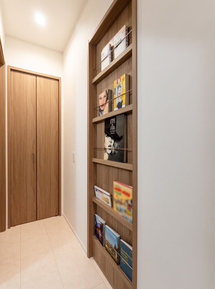 木下工務店 【2階建て35坪／書斎／間取図有】「楽で快適」にこだわった、家族の笑顔が広がる住まいの建築実例画像5