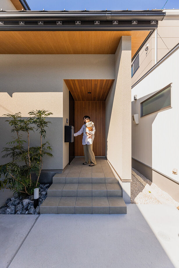 山下ホーム 【富山市/29.2坪/2000万円台】プライベートな中庭テラスで家族の絆が深まる家の建築実例画像10