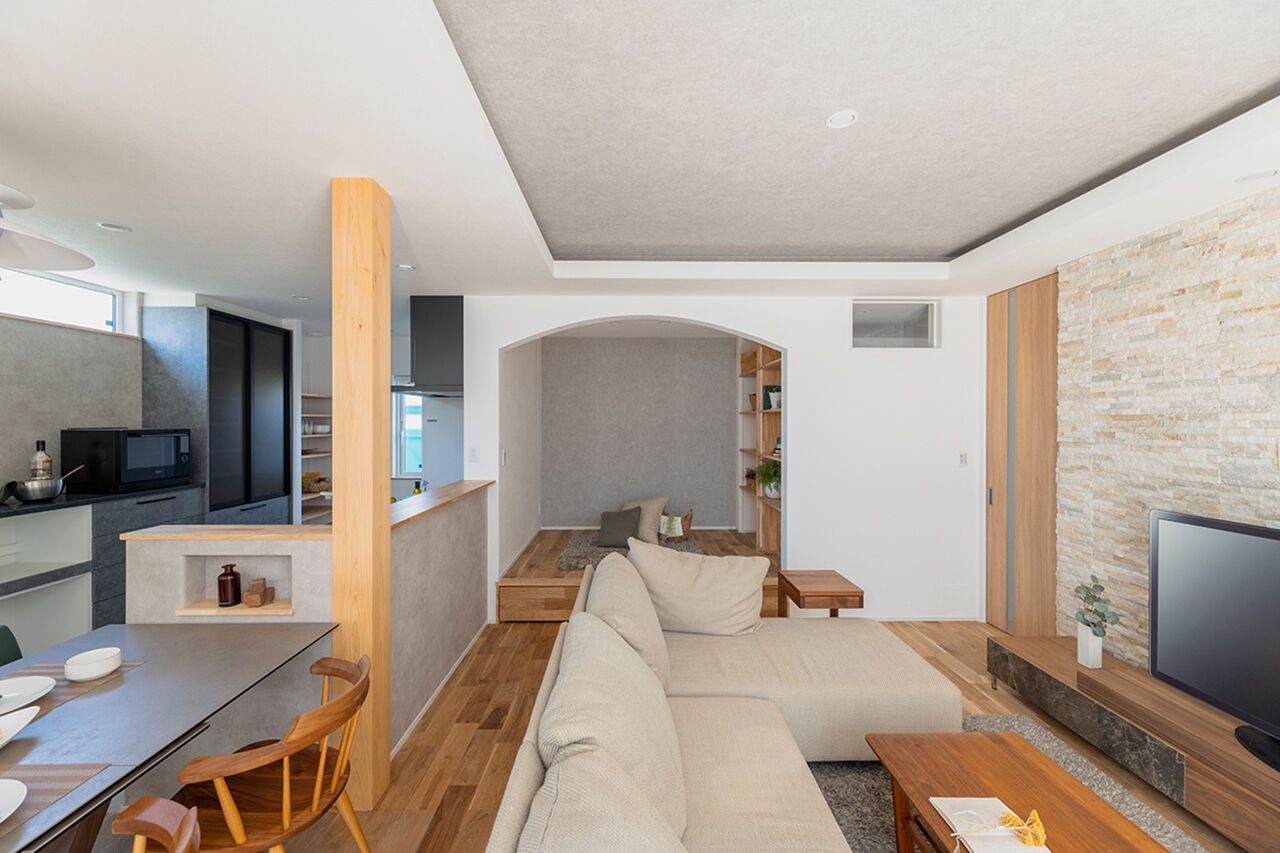 山下ホーム 【富山市/40.0坪/2000万円台】居心地のいいヌックや中庭で豊かな暮らしを実現の建築実例画像6