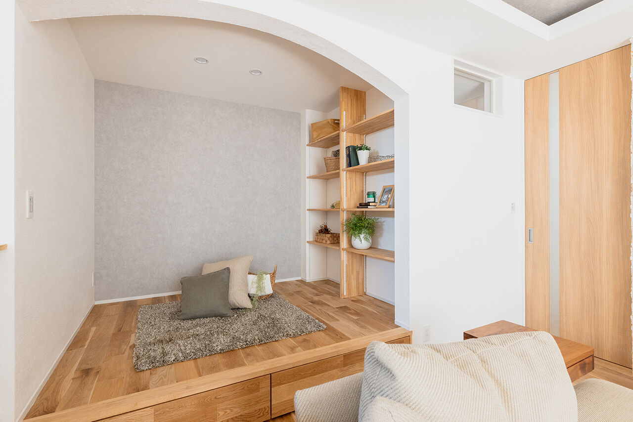 山下ホーム 【富山市/40.0坪/2000万円台】居心地のいいヌックや中庭で豊かな暮らしを実現の建築実例画像8