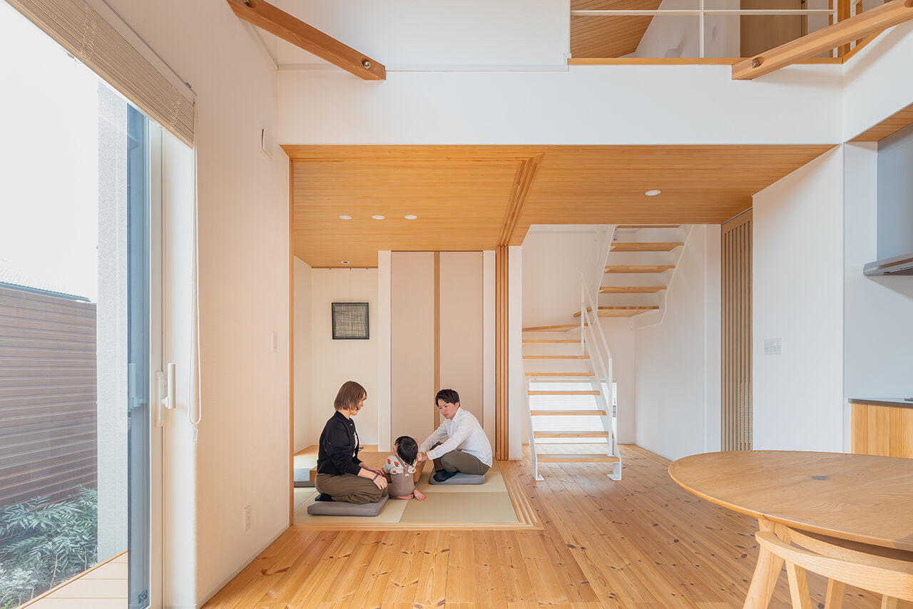 山下ホーム 【富山市/42.6坪/吹き抜け】家族の時間と一人の時間、両方をバランスよく満喫する住まいの建築実例画像7