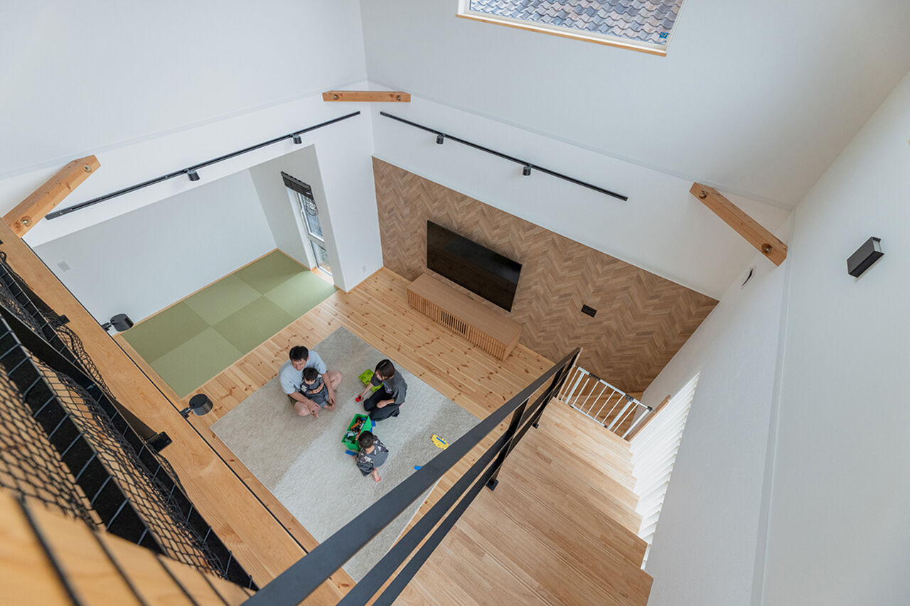 山下ホーム 【魚津市/38.4坪/2000万円台/吹き抜け】ゆとりのLDKと効率的な家事動線で、家族の思い出が増える家の建築実例画像6