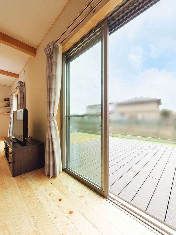 木のぬくもりアシストホーム 【2000万円/自然素材/間取図有】さらさら・ぬくぬく調湿するヒツジ断熱材を採用したヒノキの家の建築実例画像8