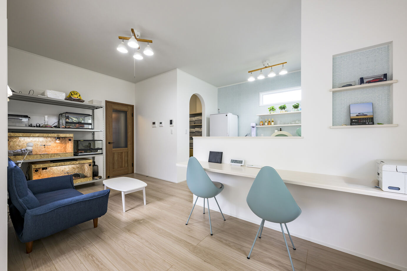 カシワ建設 【輸入住宅】1つの家で様々なテイストが楽しめる平屋の建築実例画像2