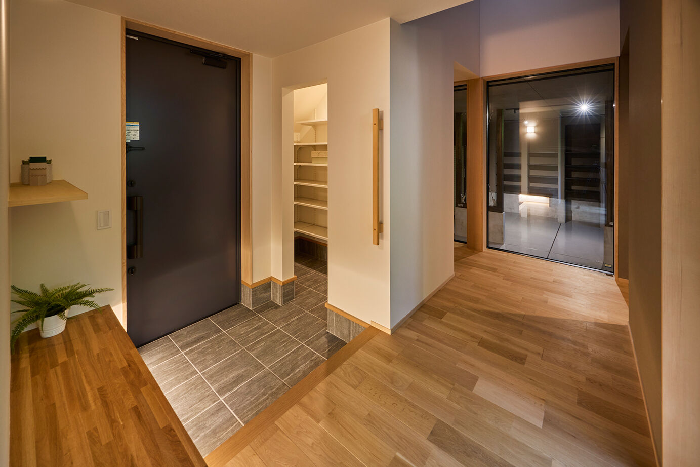 日建ホーム（我孫子・柏・松戸・流山） 【3800万円／47.4坪／間取り／ガレージハウス】ガレージと和モダン空間が叶える、ふたりのための住まいの建築実例画像8