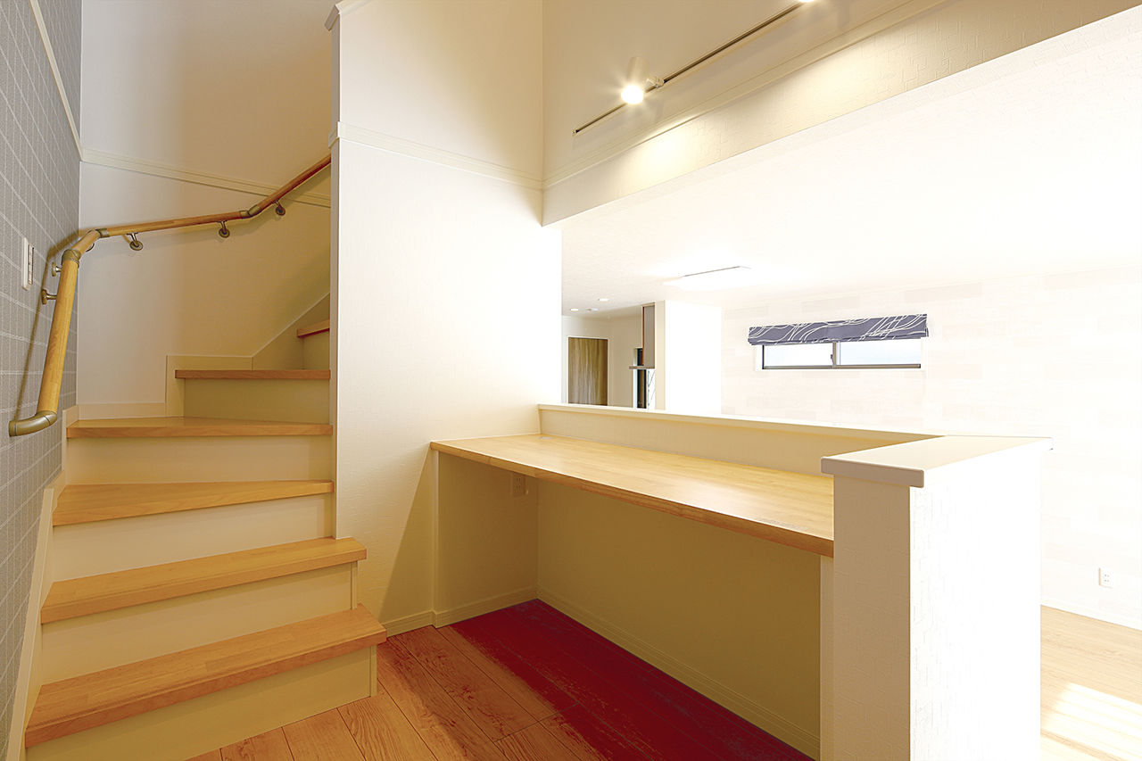 パシフィック・ホーム&リノベーション/岡田建設 【豊川市/吹き抜け/収納充実】しまうだけじゃない、使える収納で暮らしを楽しむ家の建築実例画像4