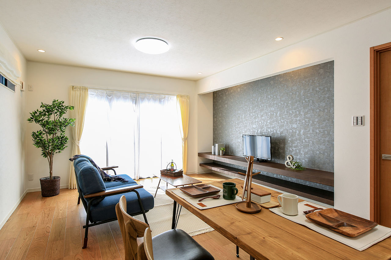 パシフィック・ホーム&リノベーション/岡田建設 【岡崎市/3000万円以下/ガレージ】吹抜キッチンとスキップフロアで家族がつながる家の建築実例画像2