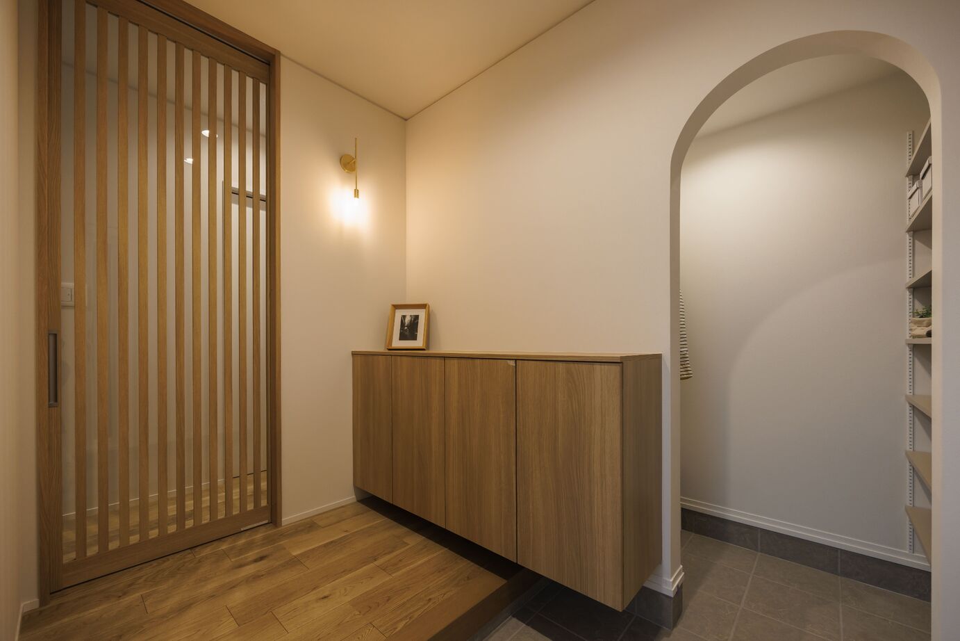 Chell Living 【鯖江市/4LDK/38坪】開放感あふれるLDKの家の建築実例画像5