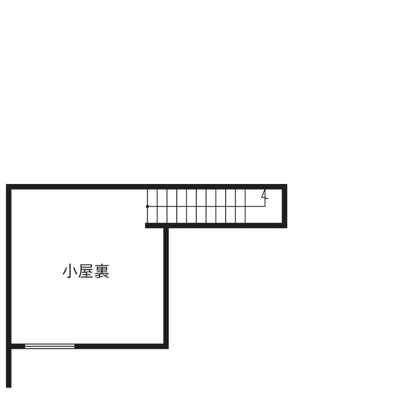 匠技建 【三鷹市/3000万円台/30坪台/ペット/間取り図】吹き抜けリビングにキャットウォークがある愛猫と暮らす家の間取り図（3LDK）小屋裏