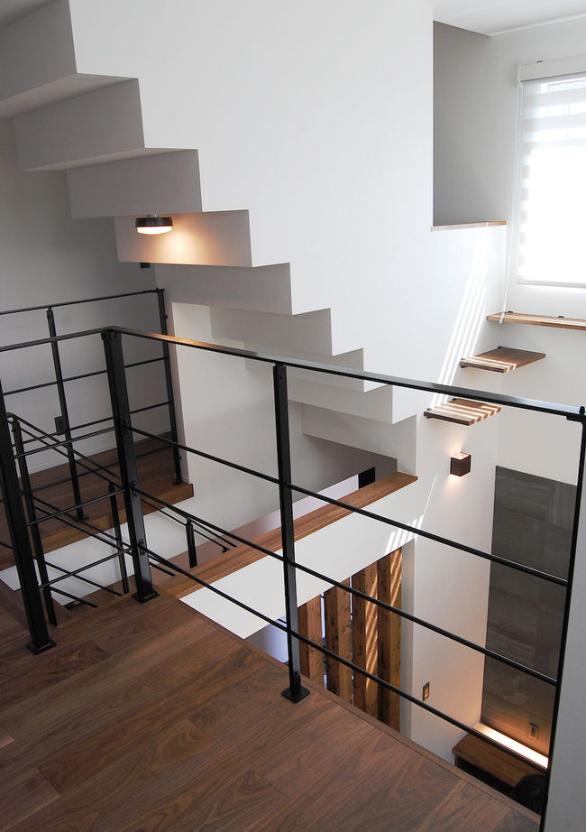 匠技建 【三鷹市/3000万円台/30坪台/ペット/間取り図】吹き抜けリビングにキャットウォークがある愛猫と暮らす家の建築実例画像1