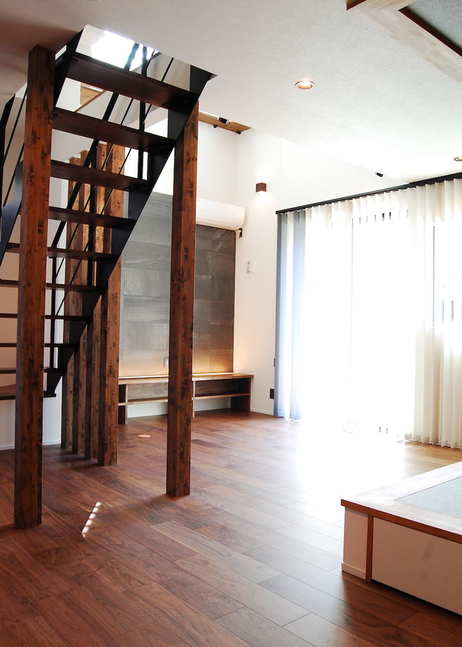 匠技建 【三鷹市/3000万円台/30坪台/ペット/間取り図】吹き抜けリビングにキャットウォークがある愛猫と暮らす家の建築実例画像2