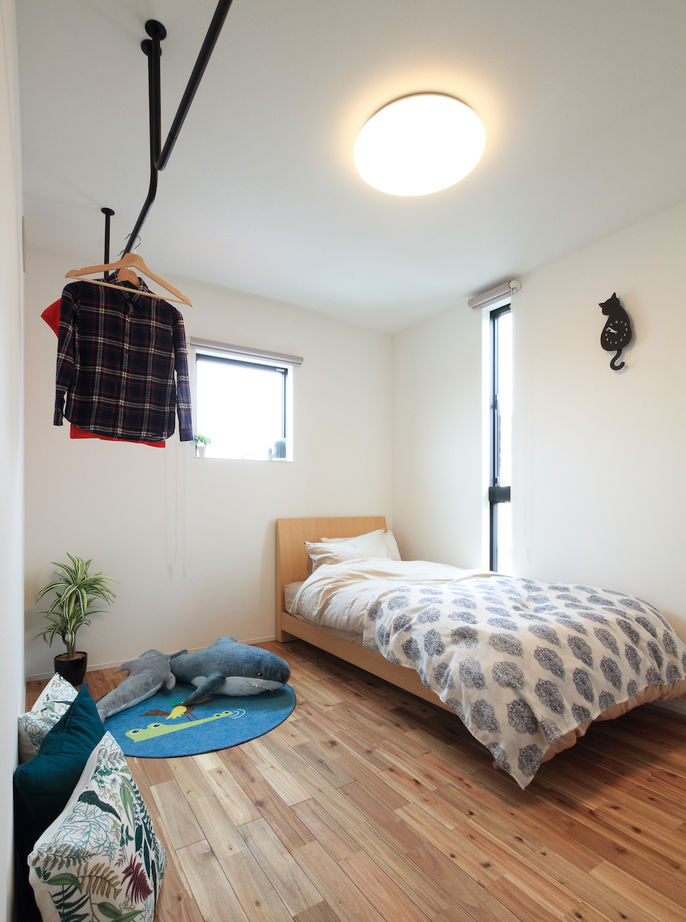 匠技建 【国分寺市/2000万円台/30坪台/全館空調/間取り図】吹き抜けリビングとプライベートなウッドデッキを繋ぐ家の建築実例画像10