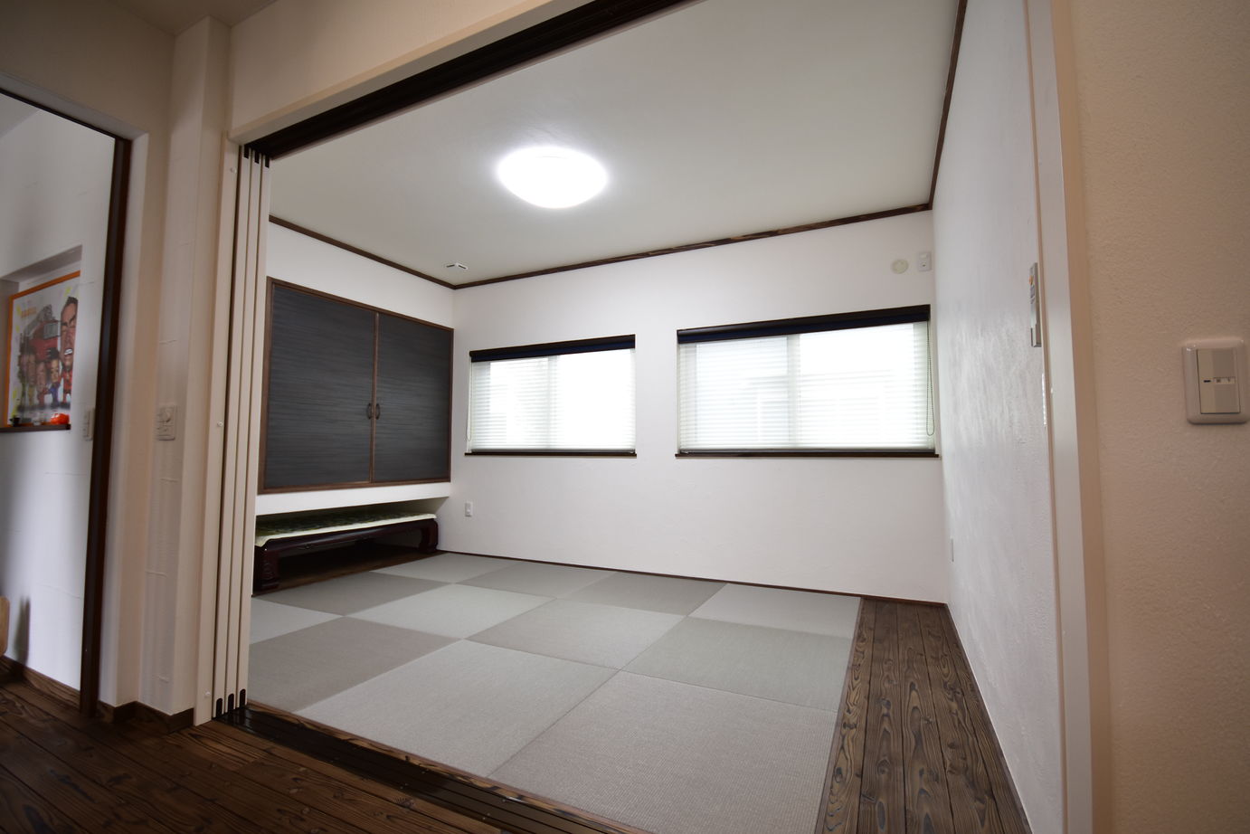 丸和建設 【鹿屋市 平屋】33.31坪（110.13m2）　タイルデッキと車・バイク用ガレージがある家の建築実例画像5