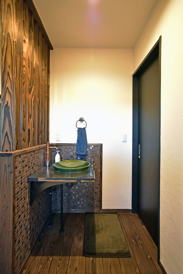 丸和建設 【日置市 平屋】59.74坪（197.50m2）　大空間ＬＤＫとガレージがある、和モダンな家の建築実例画像9