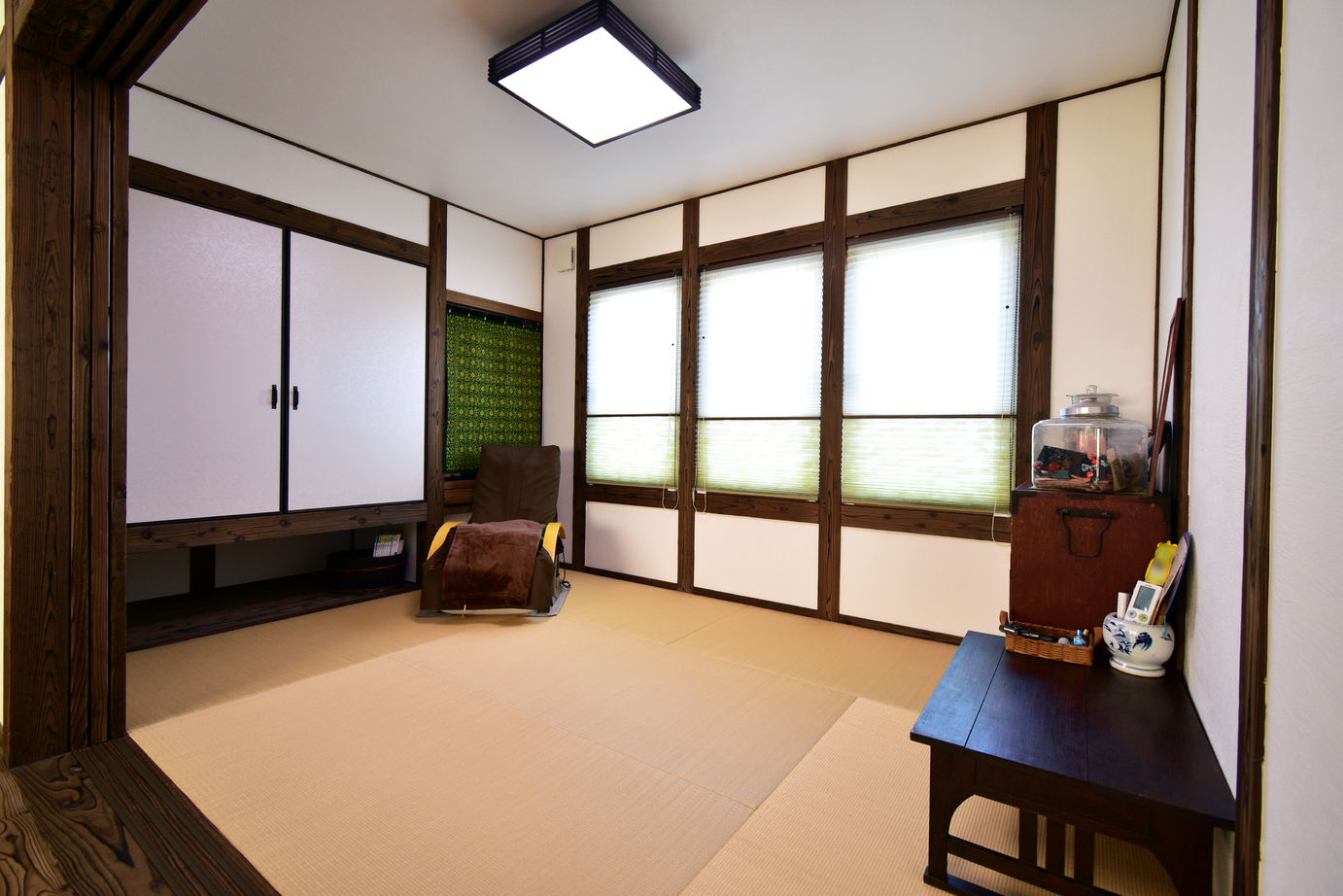 丸和建設 【霧島市 ロフト付き平屋】30.74坪（101.64m2）　ロフトと和室がある真壁工法の家の建築実例画像6