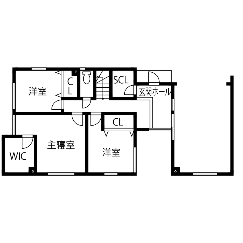サブライムホーム（SUBLIME HOME） 【本体価格1400万円/間取図あり】インナーガレージのある４LDK。明るく開放的な2階リビングが心地よいの間取り図（4LDK＋WIC）1階