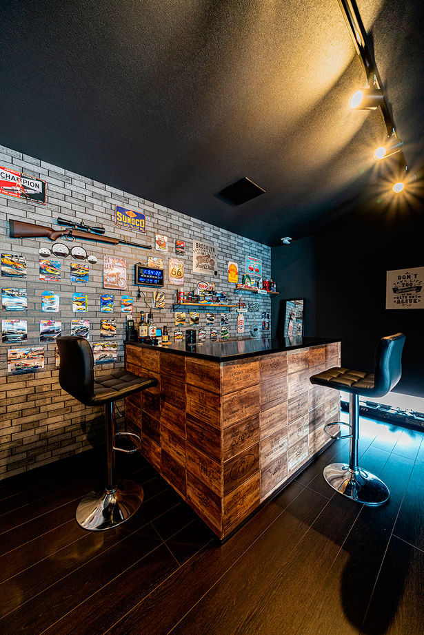 サブライムホーム（SUBLIME HOME） 【本体価格2100万円/間取図あり】ビルトインガレージの奥は趣味の空間。家族、友人と楽しむガレージハウスの建築実例画像8