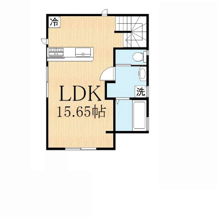 サブライムホーム（SUBLIME HOME） 【本体価格2143万円/間取図あり】明るさが開放感を演出。一級建築士と建てたスタイリッシュな狭小3階建ての間取り図（3LDK+SIC+WIC）2階